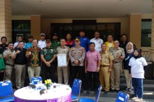 Mendukung Kamtibmas Aman, Kodim 0505/Jakarta Timur Menggelar Deklarasi Pemilu Damai 2024