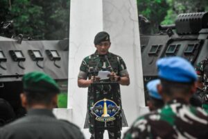 Danyonif 201/Jaya Yudha Sambut Warga Baru dan Personil Satgas KIZI TNI KONGA XXXVII-I MINUSCA TA 2022/2023