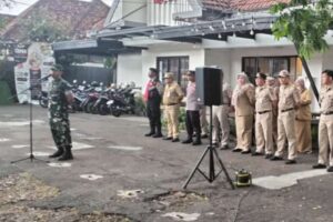 Gelar Apel Pengamanan Nataru Koramil 02/Matraman Bersama Forkopimcam