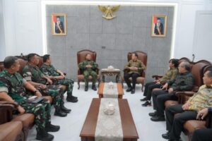 Menteri ATR/Kepala BPN Bertemu Panglima TNI, Bangun Sinergi Penyelesaian PSN