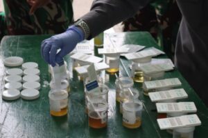 Kodim 0504/JS Gelar Sosialisasi P4GN dan Tes Urine untuk Lingkungan Bebas Narkoba
