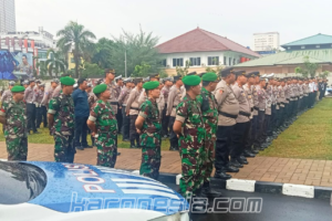 Pasukan gabungan TNI-Polri siap mengamankan perayaan Imlek di 16 titik lokasi di Kota Tangerang.