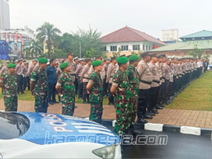 Pasukan gabungan TNI-Polri siap mengamankan perayaan Imlek di 16 titik lokasi di Kota Tangerang.