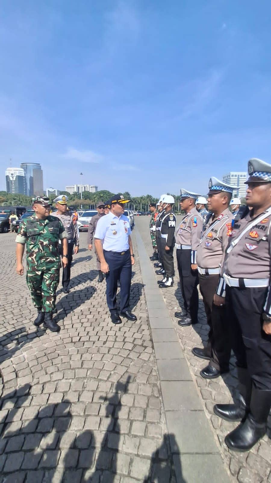 Kasdim 0501/JP Hadiri Apel Besar Jajaran Terpadu: Sinergitas Solid