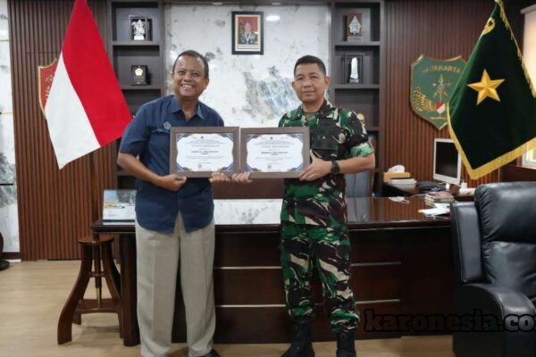 Korem 052/Wkr Raih 3 Penghargaan KPPN Tangerang atas Kinerja Anggaran Terbaik