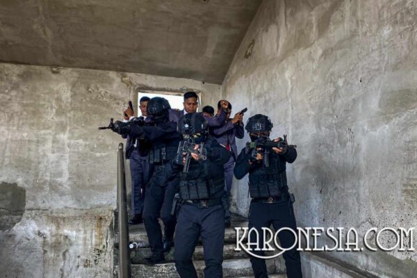 Latihan Taktis VVIP Yonif 201/JY Digelar di Cibubur