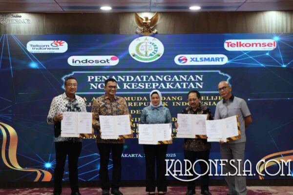 JAM-Intel Teken MoU Data Telekomunikasi untuk Hukum