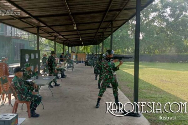 Korem 052/Wkr Asah Kesiapan Tempur Lewat Latihan Menembak