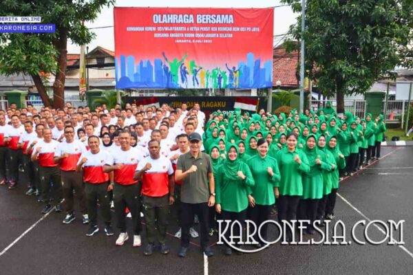 Danrem 051/Wkt Ajak Anggota Kodim Jaksel Jaga Kebugaran