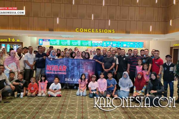 Koramil Sepatan Nobar Film Believe, Bangkitkan Semangat Kebangsaan