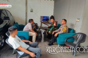 Cegah Banjir, Koramil Serut Gelar Komsos ke Warga