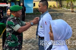 Babinsa Panongan Buka Latihan Paskibra 17 Agustus