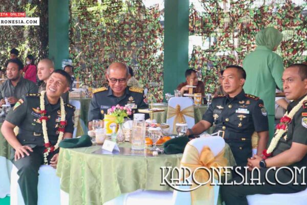 Haru dan Akrab Iringi Sertijab Danyonif 201/JY