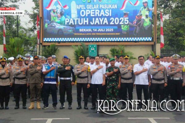 Kodim 0507/Bekasi Hadiri Apel Operasi Patuh Jaya 2025