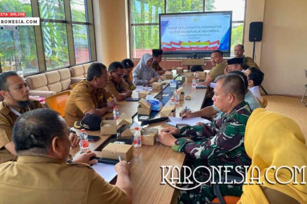 Danramil diwakili Peltu Yusuf Hadiri Rapat Persiapan HUT RI ke-80 Kecamatan Cisauk