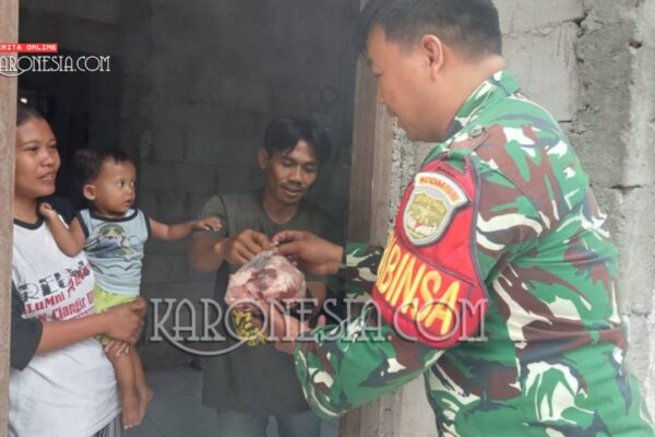 Babinsa Sertu Aceng Gerak Cepat Cegah Stunting Warga Miskin