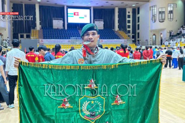 Prajurit Yonif 202/Tajimalela Raih Medali Perak di Kejuaraan Silat Asia 2025