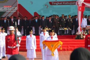 Khidmat! Dandim 0509 Hadiri Detik-Detik Proklamasi ke-80 RI di Bekasi
