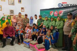 TNI Gelar Bakti Teritorial Prima Dukung Perbaikan Gizi Anak di Jakarta Timur