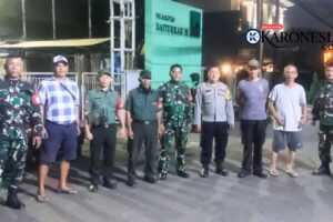 Kodim 0505/JT Patroli Bareng Warga Cipayung, Dorong Waspada Kriminalitas
