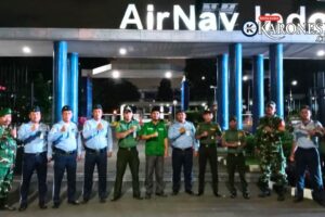 Koramil 02/Batuceper Gelar Patroli Malam Bersama Komduk Jaga Kondusivitas Wilayah