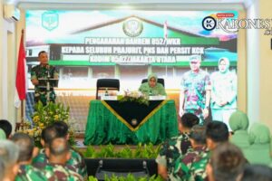 Danrem 052/Wkr Kunjungi Kodim 0502/JU, Tekankan Tugas Mulia Prajurit