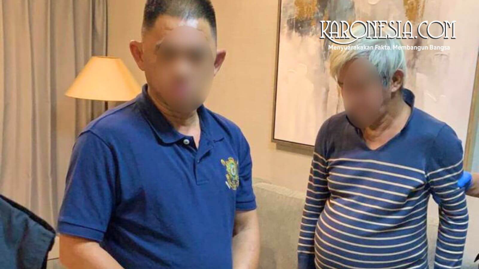 Dua Warga Negara Asing (WNA) berinisial TK dan MK yang ditangkap tim gabungan BNN dan Bea Cukai karena menjadi tersangka pengelola laboratorium narkotika vape.