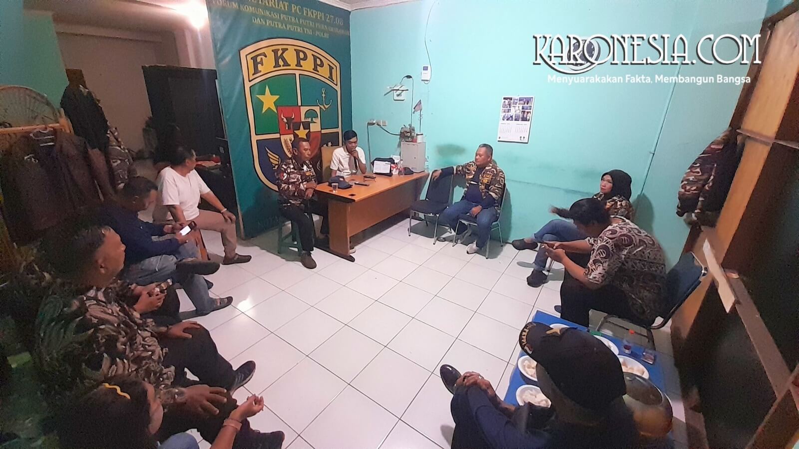 Pengurus dan anggota FKPPI Tangerang Selatan mengikuti retret konsolidasi organisasi di Cisarua