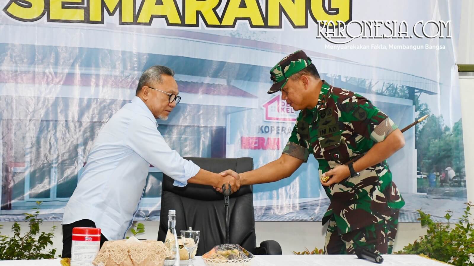 Pangdam IV Diponegoro dampingi Menko Pangan kunjungan kerja di KDKMP Sampangan Semarang