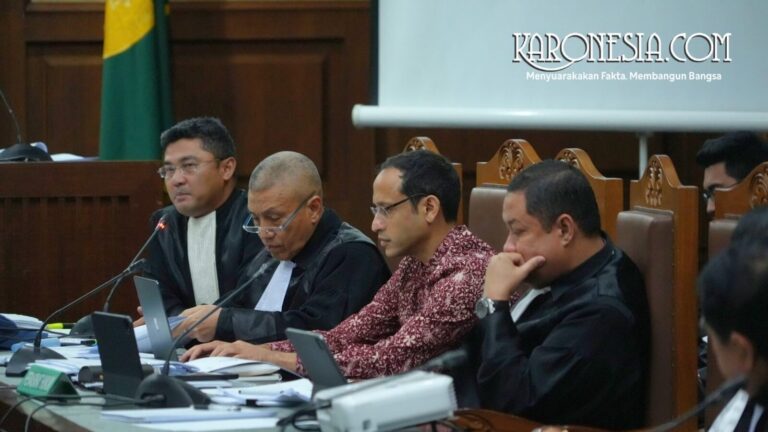 Persidangan kasus pengadaan Chromebook di Pengadilan Tipikor Jakarta Pusat.