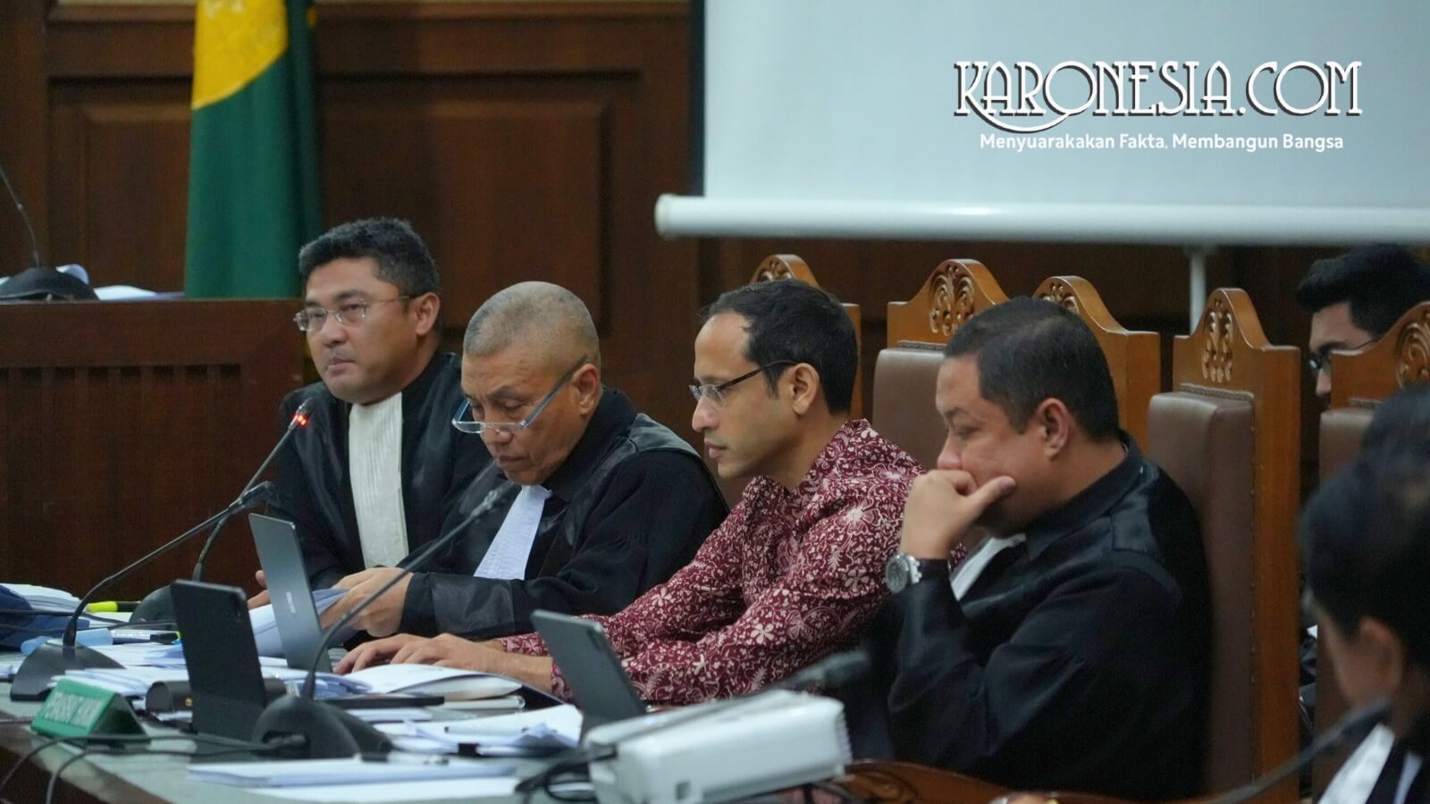 Persidangan kasus pengadaan Chromebook di Pengadilan Tipikor Jakarta Pusat.