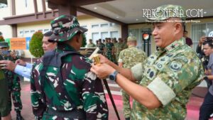 Danrem 052/Wkr membuka Persami KKRI Gelombang IV di Bumi Perkemahan Kitri Bakti Tangerang