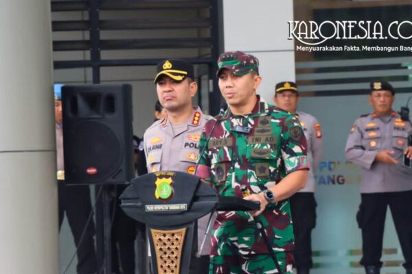 Apel Satgas Sampah TNI-Polri di Polres Metro Tangerang Kota