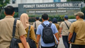 Pegawai honorer di lingkungan Pemkot Tangerang Selatan terdampak kebijakan penghapusan non-ASN.