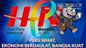 Persiapan peringatan Hari Pers Nasional 2026 di Alun-alun Kota Serang Banten