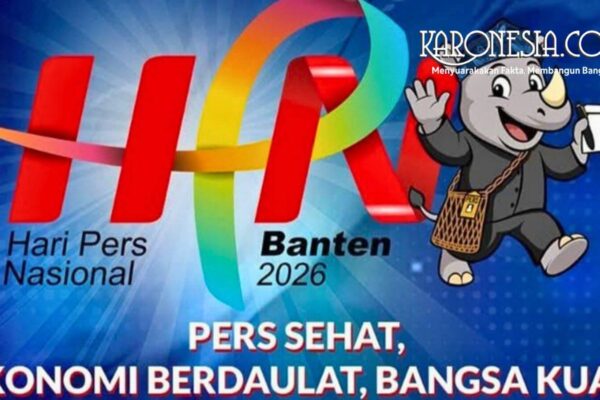Persiapan peringatan Hari Pers Nasional 2026 di Alun-alun Kota Serang Banten