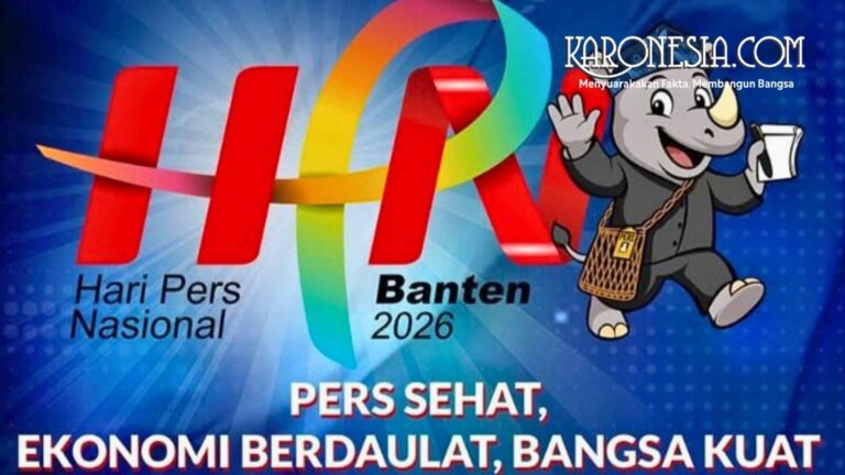 Persiapan peringatan Hari Pers Nasional 2026 di Alun-alun Kota Serang Banten