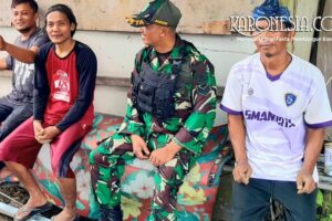 Babinsa Desa Gembong memberi imbauan keamanan Ramadhan kepada warga