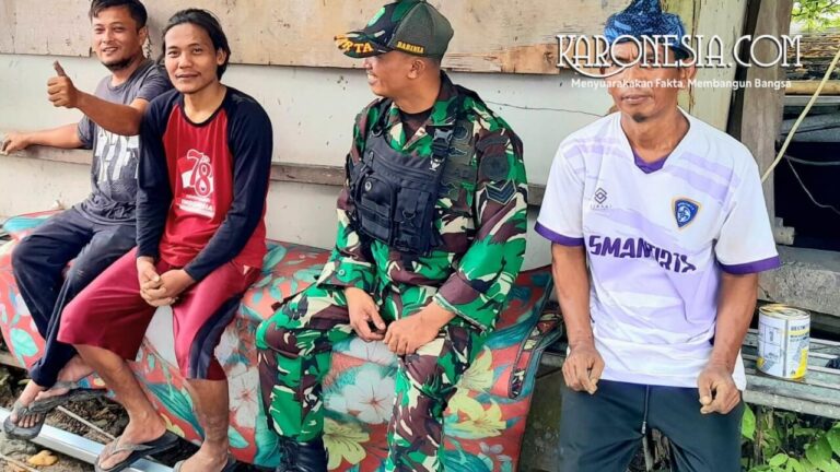 Babinsa Desa Gembong memberi imbauan keamanan Ramadhan kepada warga