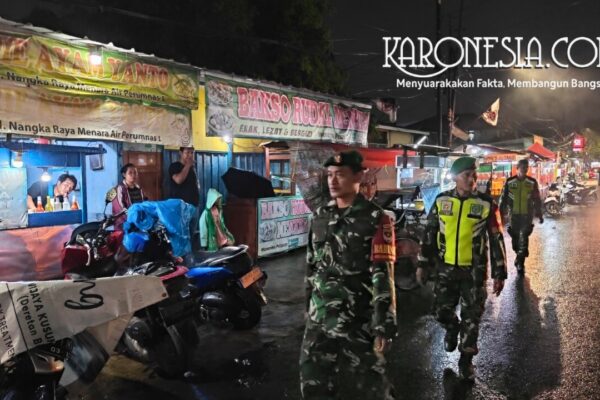 Babinsa Koramil Kranji patroli wilayah Bekasi