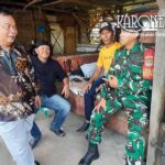 Babinsa Kronjo komsos bersama warga Desa Pagenjahan Tangerang