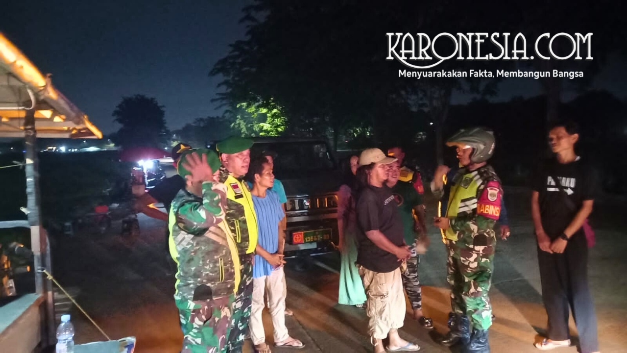 Babinsa patroli bermotor Bantar Gebang patroli keamanan