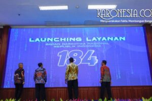 Kepala BNN meresmikan layanan Call Center 184 di Jakarta