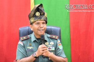 Brigjen TNI Agustatius Sitepu Danrem 031 Wira Bima saat kunjungan ke LAMR Pekanbaru