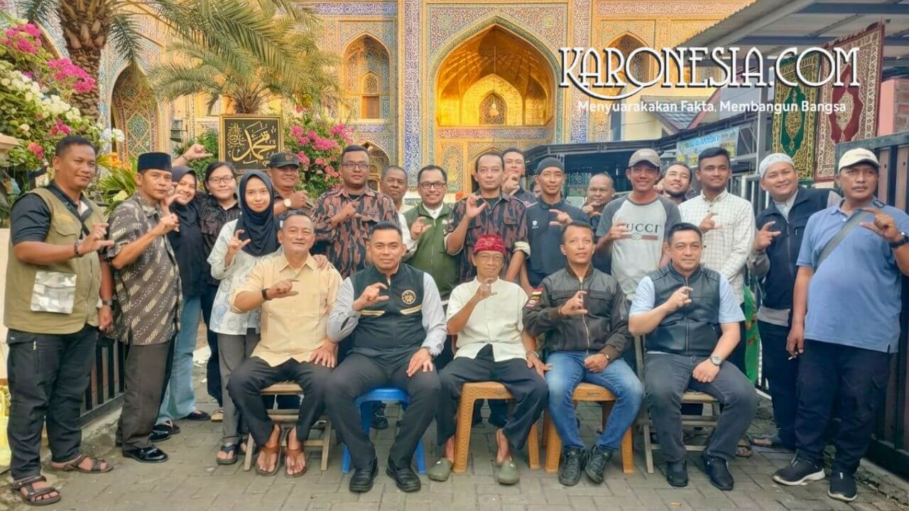 Warga dan pengurus Poros Madani mengikuti munggahan Tangsel jelang Ramadhan