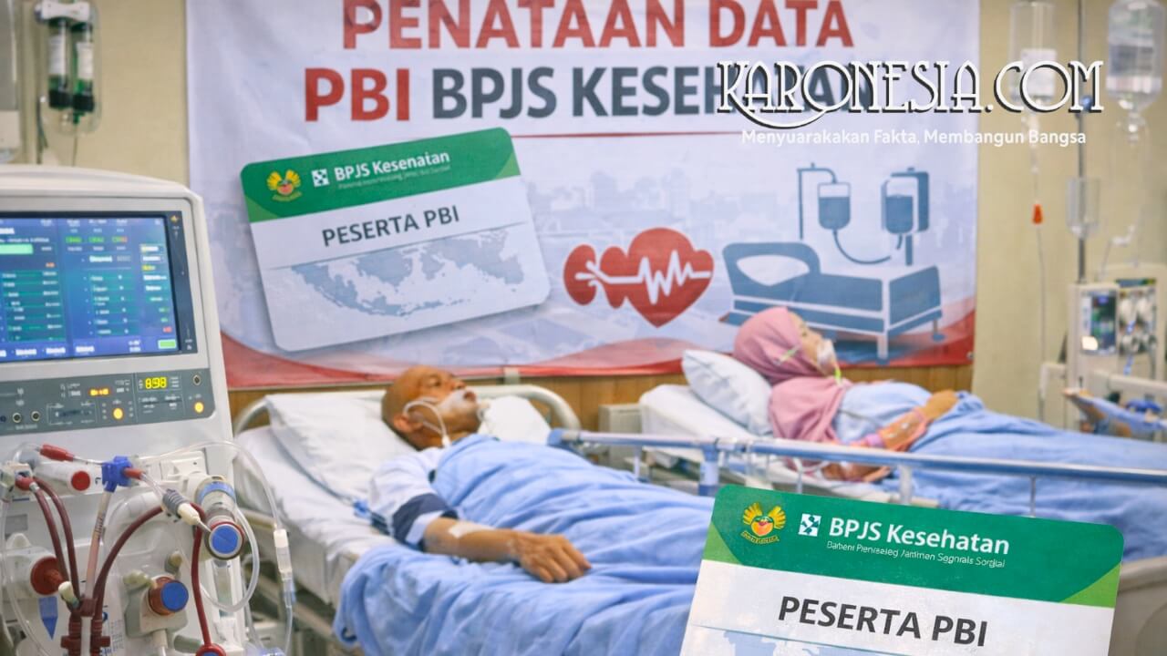 Pasien rawat inap peserta PBI BPJS Kesehatan menjalani perawatan di ruang rumah sakit dengan alat medis dan monitor kesehatan.