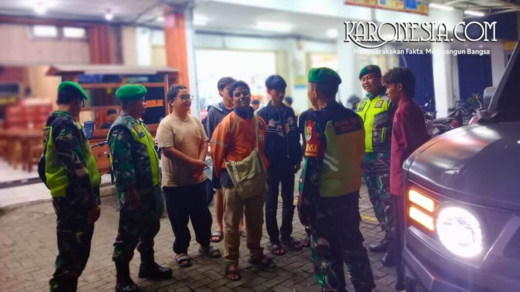 Patroli gabungan Babinsa Bantar Gebang Bekasi