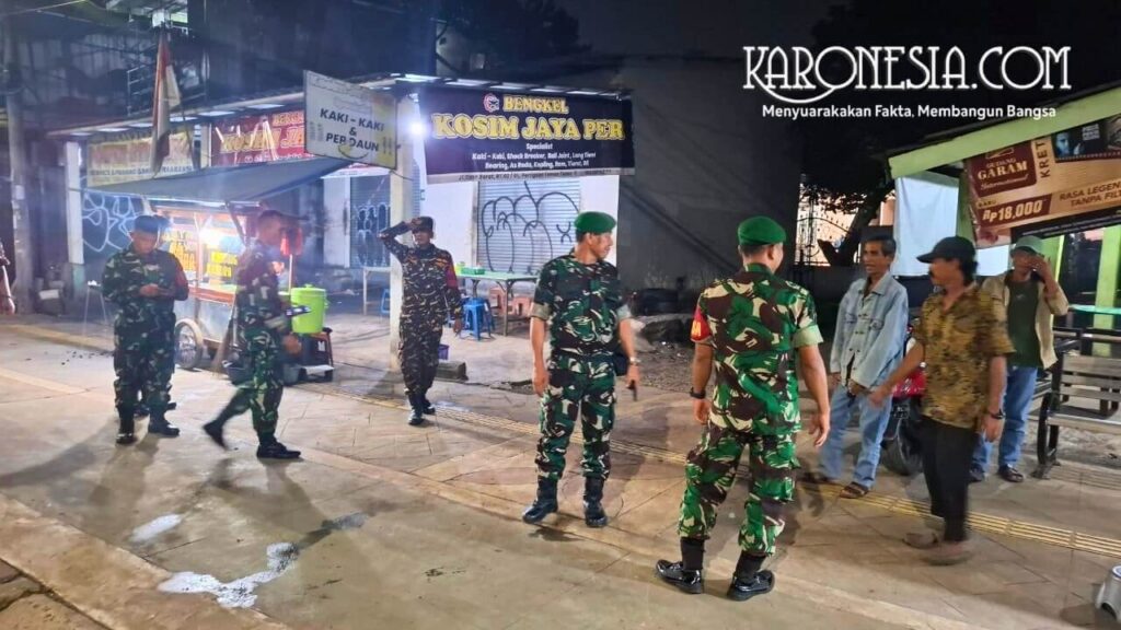 Babinsa patroli Ramadhan di wilayah Batuceper Tangerang
