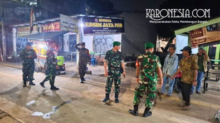 Babinsa patroli Ramadhan di wilayah Batuceper Tangerang
