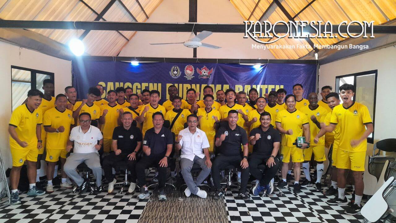 foto bersama peserta pelatih lisensi D PSSI Banten